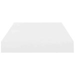 vidaXL Étagère murale flottante Blanc brillant 40x23x3 8 cm MDF