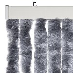 vidaXL Moustiquaire Argenté 90x200 cm Chenille
