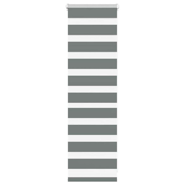 vidaXL Store zèbre gris foncé largeur du tissu 40 9 cm polyester