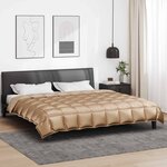 vidaXL Duvet d'hiver 200 x 240 cm 450 g/m² Doré