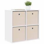 vidaXL Buffet Blanc 68 5 x 32 x 67 cm