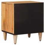 vidaXL Cabinet de chevet avec tiroir Naturel 40 x 33 5 x 46 cm