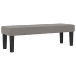 vidaXL Lit à ressorts avec matelas Taupe 200 x 200 cm tissu