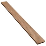 vidaXL Panneaux de terrasse creux et accessoires WPC 20 m² 2 2 m Teck