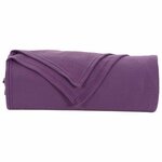 vidaXL Couvertures à jeter 6 Pièces Violet 170 x 130 cm Toison