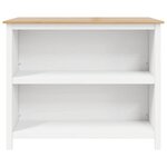 vidaXL Îlots de Cuisine HILL Blanc 112 x 66 x 90 cm Pin massif
