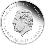 Pièce de monnaie en Argent 1 Dollar g 31.1 (1 oz) Millésime 2024 ARETHA FRANKLIN