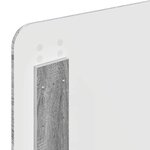 vidaXL Tête de lit Gris Sonoma 90 cm Bois d'ingénierie