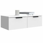 vidaXL Armoire murale blanc 68x30x20 cm bois d'ingénierie