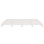vidaXL Lit de palette blanc 140x200 cm bois de pin massif