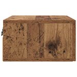 vidaXL Cabinet de chevet Bois ancien 35 x 35 x 20 cm Bois d'ingénierie