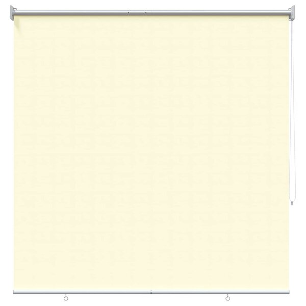 vidaXL Store roulant extérieur protection UV Crème Polyester