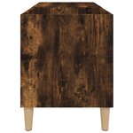vidaXL Armoire à disques chêne fumé 84 5x38x48 cm bois d'ingénierie