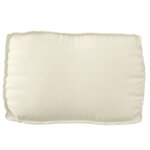 vidaXL Coussin de Palette pour Dossier Crème 70x40x12 cm Tissu Oxford