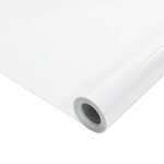 vidaXL Films pour fenêtre 5 Pièces statique dépoli blanc PVC