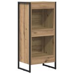 vidaXL Bibliothèque Chêne artisan 80 x 30 x 155 cm Bois d'ingénierie