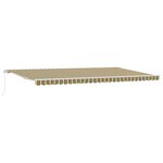 vidaXL Auvent Rétractable Multicolore 600 × 350 cm