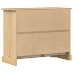 vidaXL Commode Corona 101x45x82 cm bois massif de pin