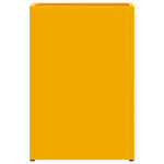 vidaXL Porte-parapluie jaune moutarde 28 x 12 x 41 cm Acier