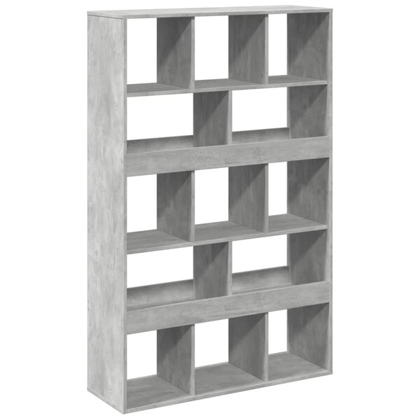 vidaXL Cloison de séparation gris béton bois d'ingénierie