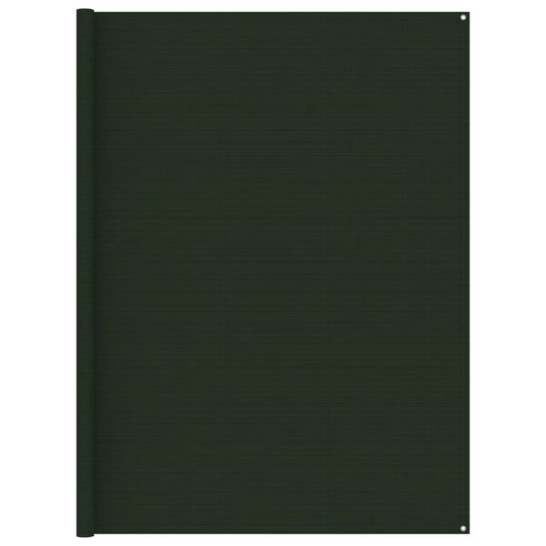 vidaXL Tapis de tente 250x250 cm Vert foncé