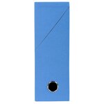Boite Transfert Dos 90mm Papier Toilé - Bleu Clair - X 5 - Exacompta