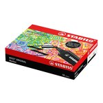 Marqueur BOSS ORIGINAL Marker Noir x 10 STABILO