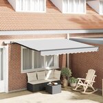 vidaXL Auvent avec Anthracite 3 5 x 2 5 m Métal