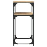 vidaXL Table console chêne sonoma 75x35 5x75 cm bois d'ingénierie