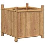 vidaXL Jardinière 40x40x40 cm bambou