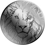 Pièce de monnaie en Palladium 12 Dollars g 0.031 (1/1000 oz) Millésime 2026 LION (PRÉCOMMANDE)