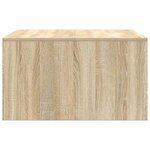 vidaXL Table basse avec tiroirs chêne sonoma 70 5x70x40 cm