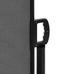 vidaXL Auvent latéral rétractable Anthracite 220x1200 cm