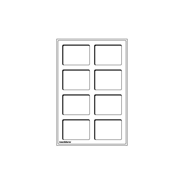 Plateaux numismatiques Leuchtturm format L à 8 cases pour capsules de pièces US  slabs.