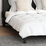 vidaXL Couette Autre 3 Pièces Blanc 200 x 220 cm Bas