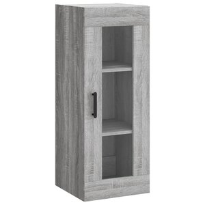 vidaXL Armoire murale sonoma gris 34 5x34x90 cm