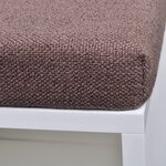 vidaXL Banc de rangement à chaussures 10 compartiments Blanc