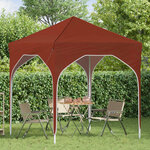 vidaXL Tente de fête pop-up 194 x 194 x 245 cm Terre cuite