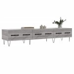 vidaXL Meuble TV sonoma gris 150x36x30 cm bois d'ingénierie