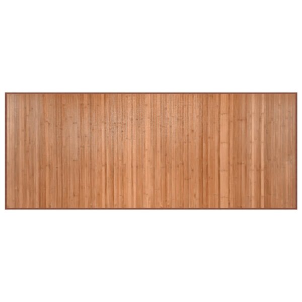 vidaXL Tapis rectangulaire naturel 80x200 cm bambou