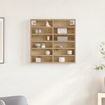 vidaXL Vitrine Cabinet Artisan Chêne 60x8 5x58 cm Bois d'ingénierie