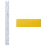 vidaXL Films pour fenêtre 2 Pièces dépoli motif de fleur PVC