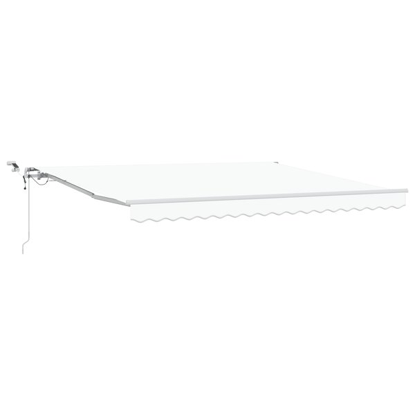 vidaXL Auvent rétractable automatique avec LED blanche 400x350 cm
