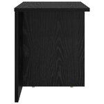 vidaXL Table d'appoint Chêne noir 37 x 32 x 40 cm Bois d'ingénierie