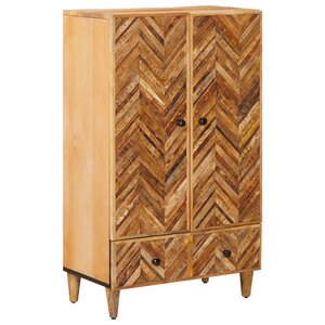 vidaXL Armoires de rangement avec tiroir Marron 60 x 33 5 x 100 cm