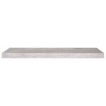 vidaXL Étagères murales flottantes 2 Pièces gris béton 80x23 5x3 8 cm MDF