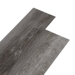 vidaXL Dalles de plancher PVC autoadhésif 5 21 m² 2 mm bois rayé