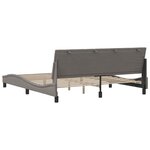 vidaXL Cadre de lit sans matelas Hanko taupe 180x200 cm tissu