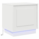 vidaXL Cabinet de chevet 2 Pièces Blanc 44 x 34 5 x 45 cm