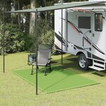 vidaXL Tapis de tente vert clair 200x300 cm PEHD
